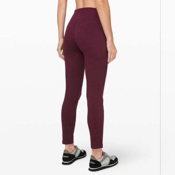 Lululemon Wunder Lounge Fleece Pant 28" *Updated Fit Dark Adobe - Picture 1 of 10